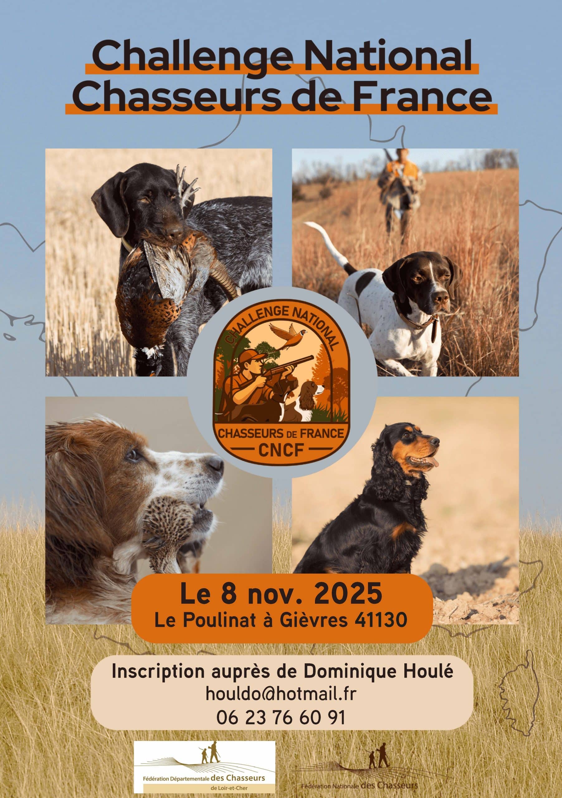 Affiche challenge national chasseurs de france v2
